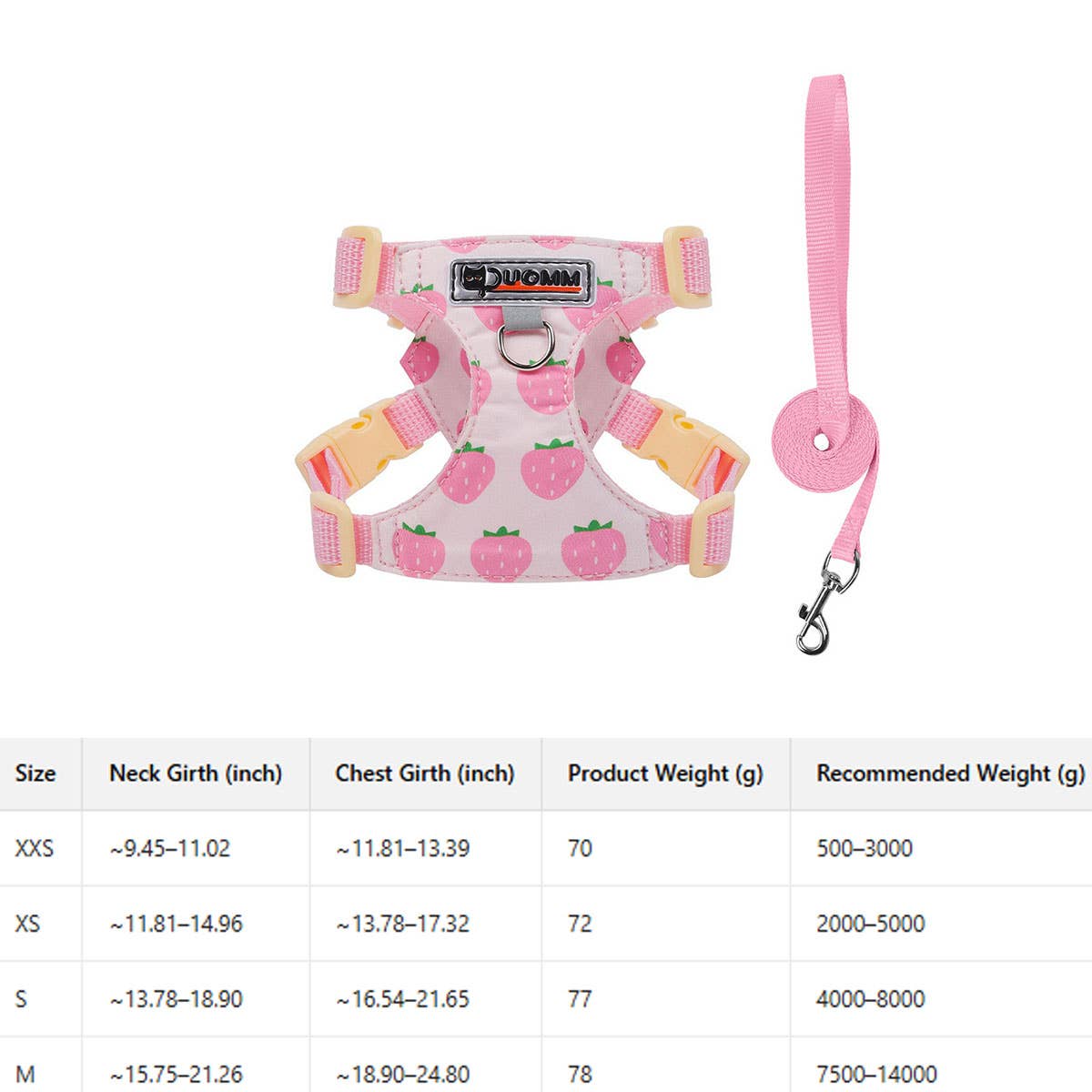 Small Dog Vest Harness with Leash