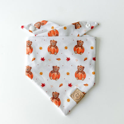 Cute Bear in Pumpkin Bandana