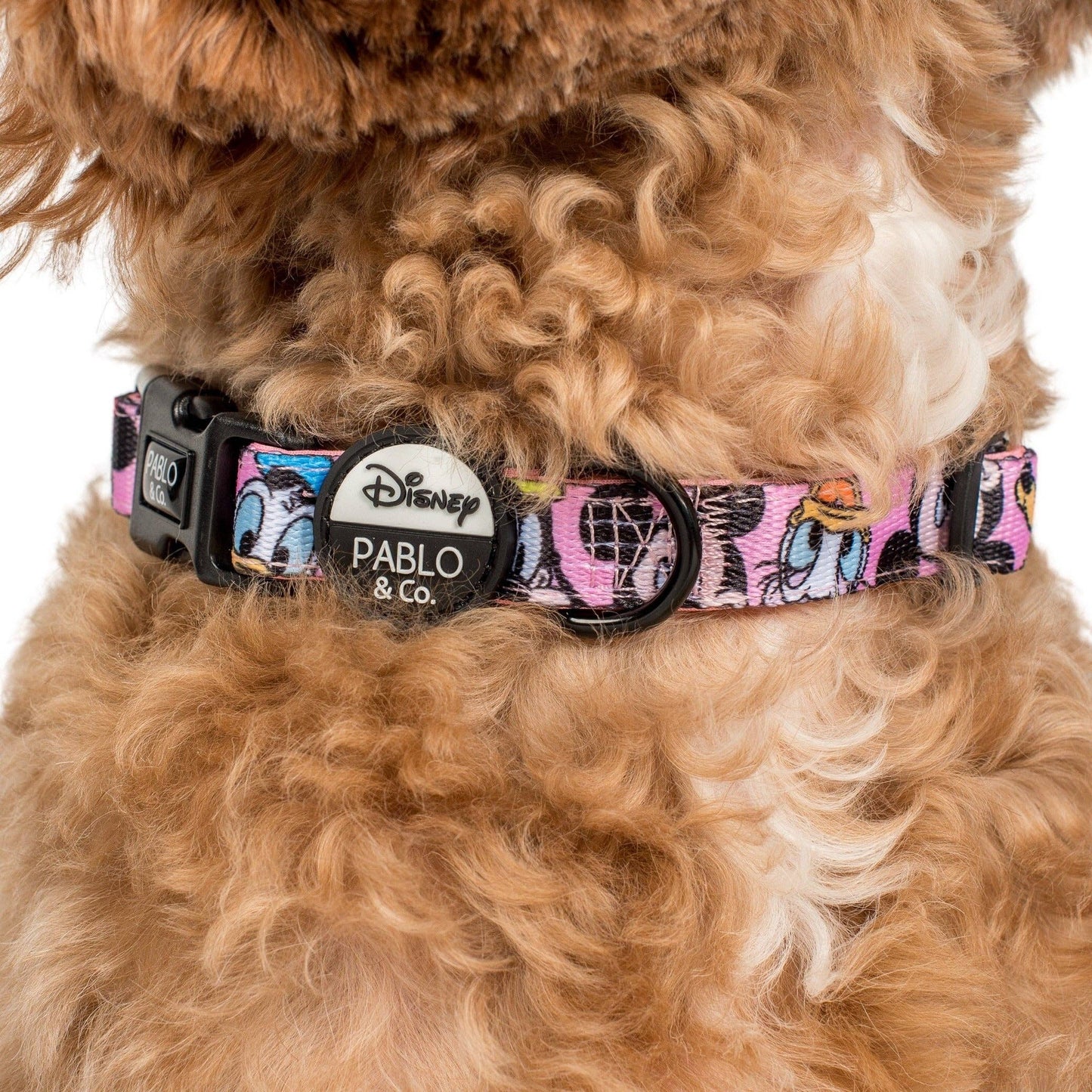 Mickey & Friends Pink Dog Collar