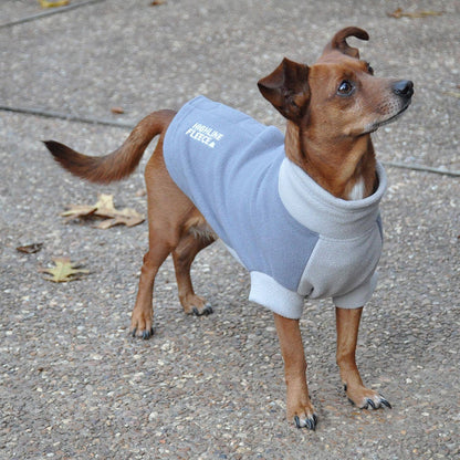 Highline Fleece Dog Coat - Two Tone Gray