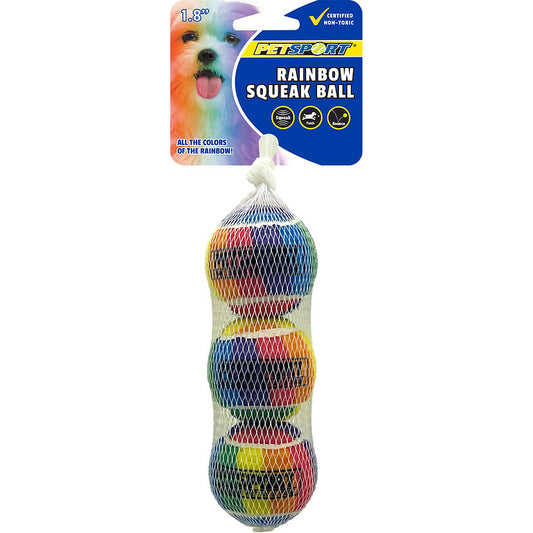Rainbow Squeak Ball - Assorted Sizes