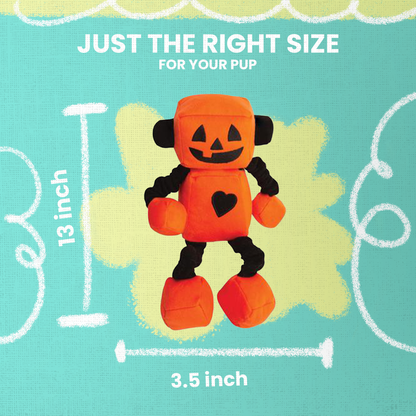 Jack-o-Bot Dog Toy