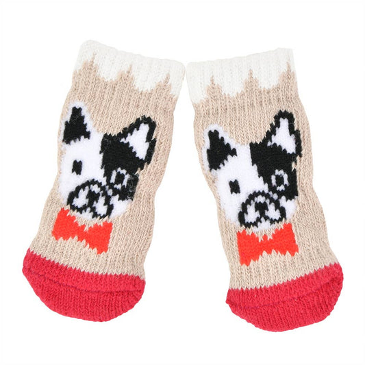 Bulldog Socks - Beige