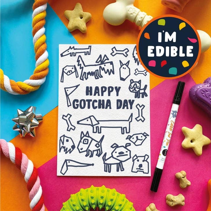 Edible Cards and Pen for Dogs - Scoff Paper