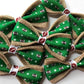 Football Green Dog Bow Tie