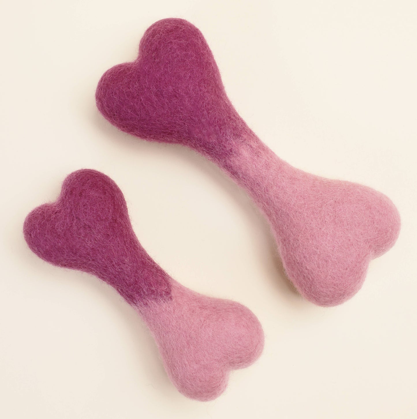 Ombre Wool Bone: Small