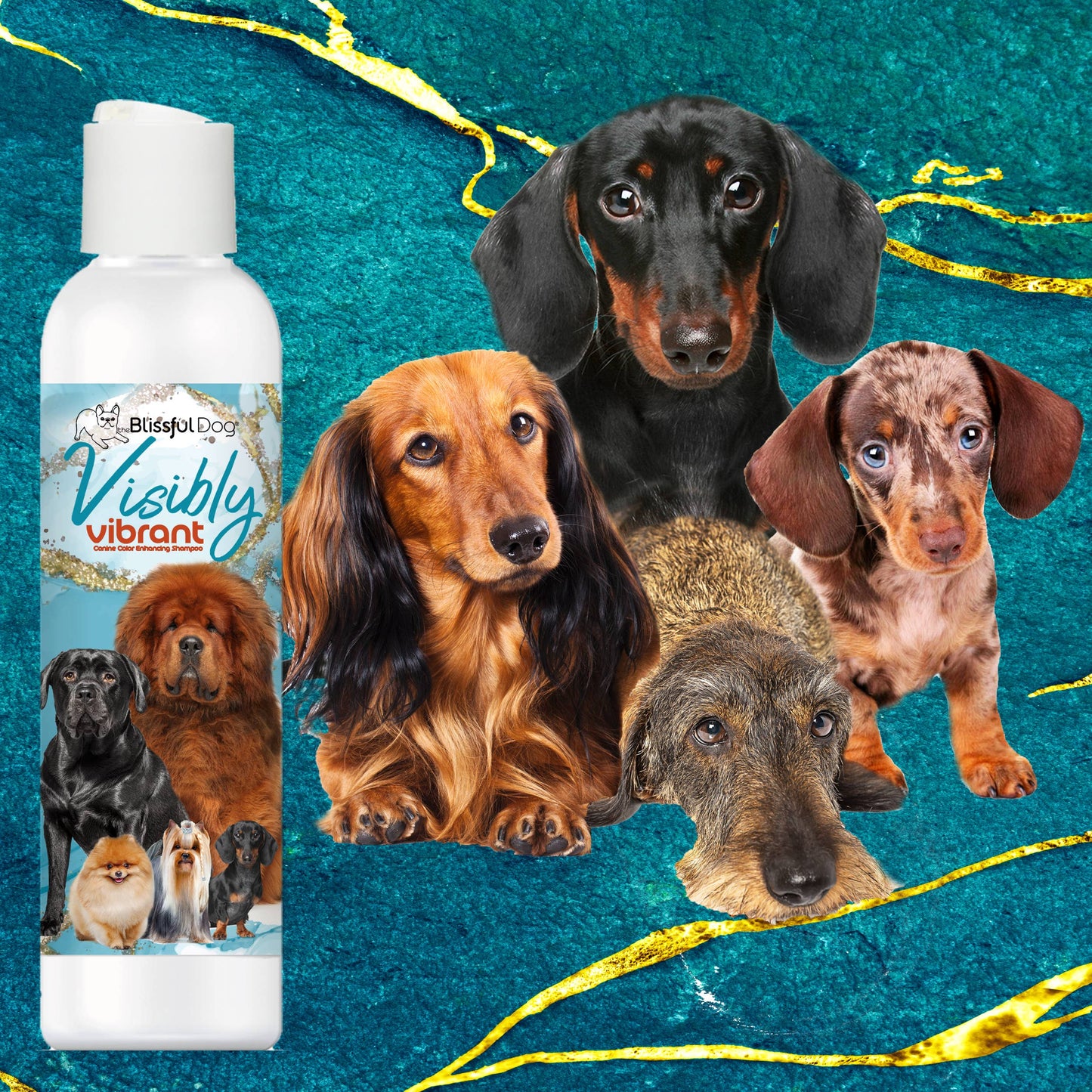 Visibly Vibrant Dog Shampoo for Color Enhancing: 8 oz