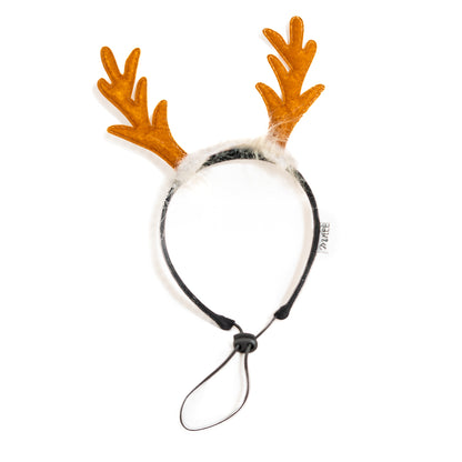 Furry Antlers Dog Headband Dog