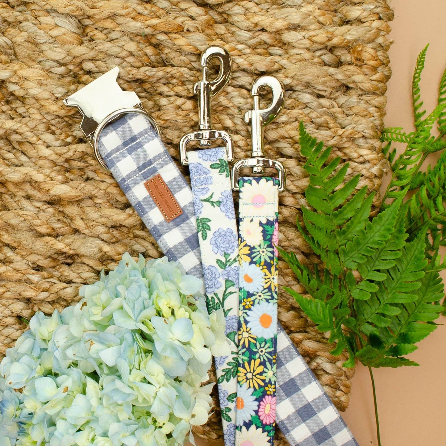 French Blue Gingham Collar