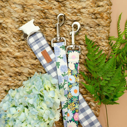 French Blue Gingham Collar