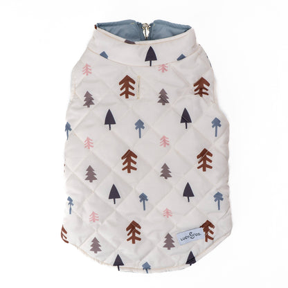 Chaleco acolchado reversible Flurried Forest