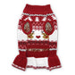 Reindeer Fair Isle Dog Sweater Dress