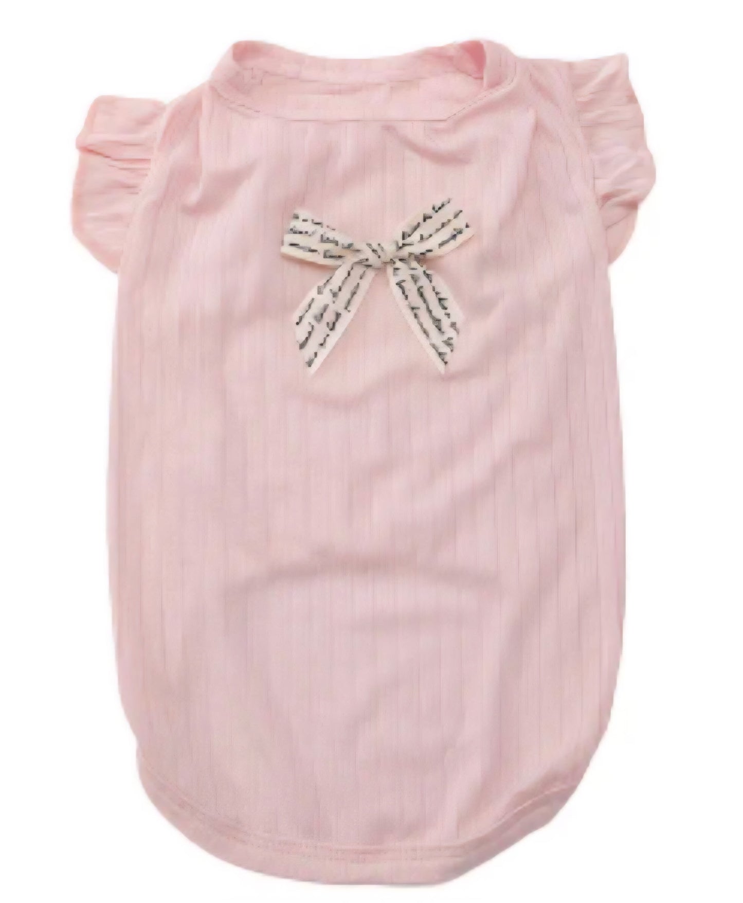 Cute Dog Shirt with Bow - Assorted Colors