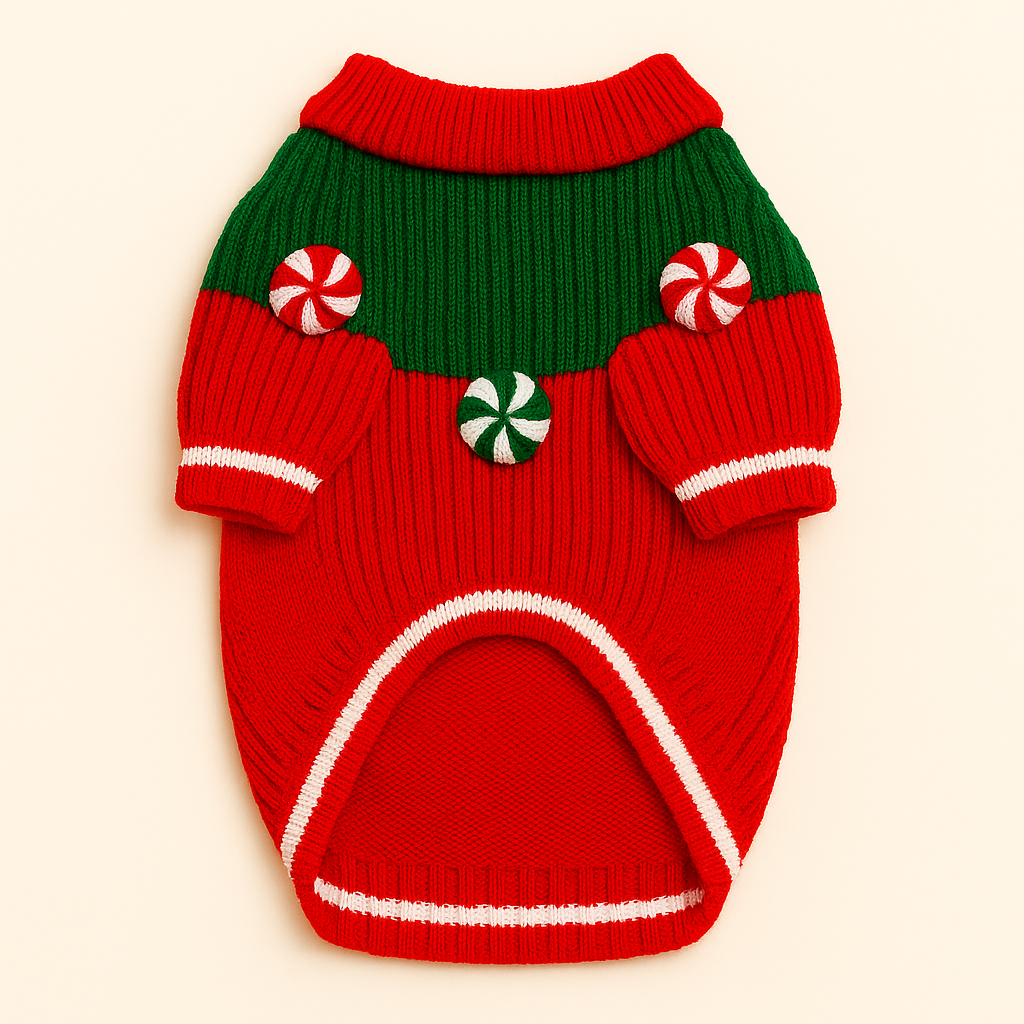 Peppermint Candy 3D Icon Sweater