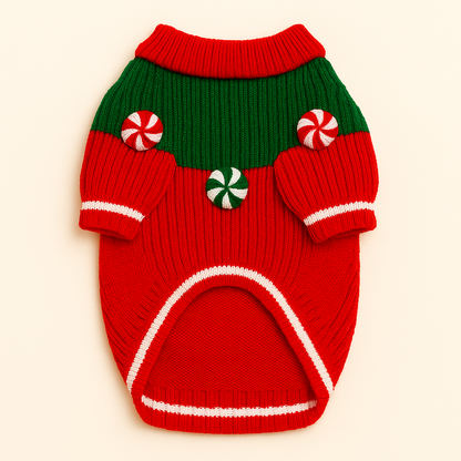 Peppermint Candy 3D Icon Sweater