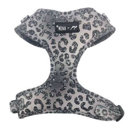 You’re So Glam Adjustable Silver Ombre Dog Harness