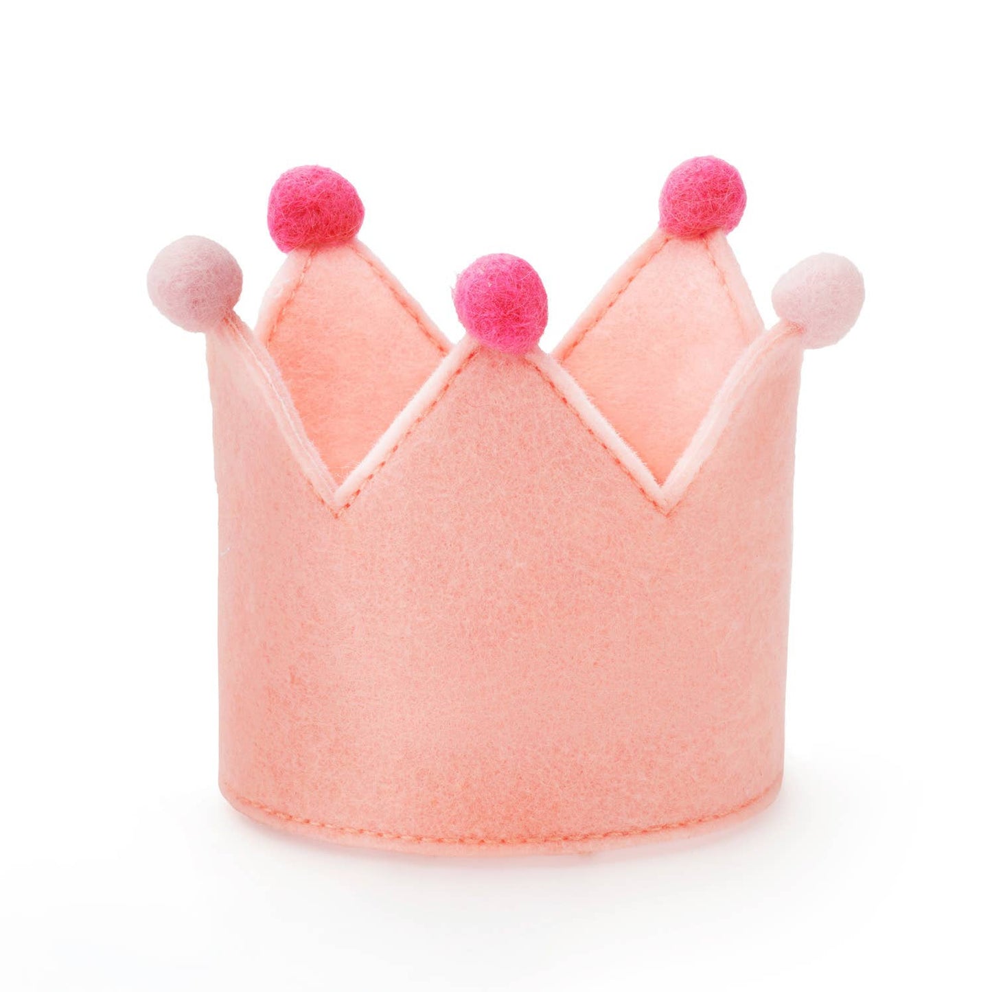 Blush Pink Dog Birthday Crown + Numbers Set