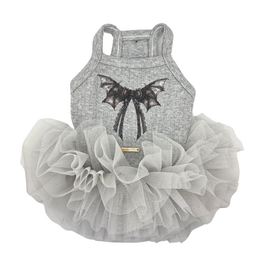 Bat Bow Tutu Dog Dress