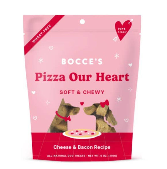 Bocces Bakery Date Night Pizza Ur Heart Soft & Chewy Dog Treat