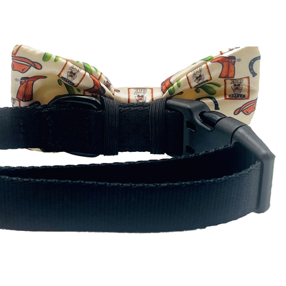 Wanted Country Western Dog Bow Tie