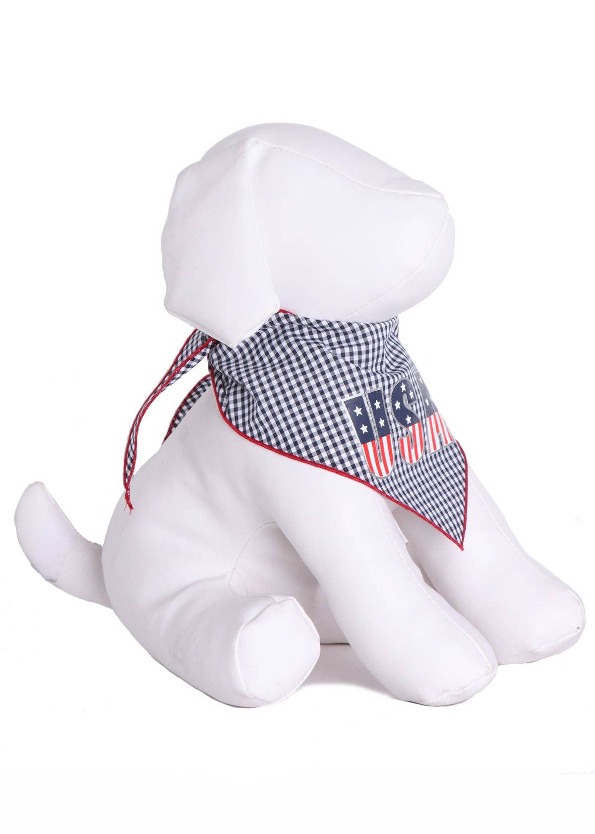 USA Blue Gingham Bandana