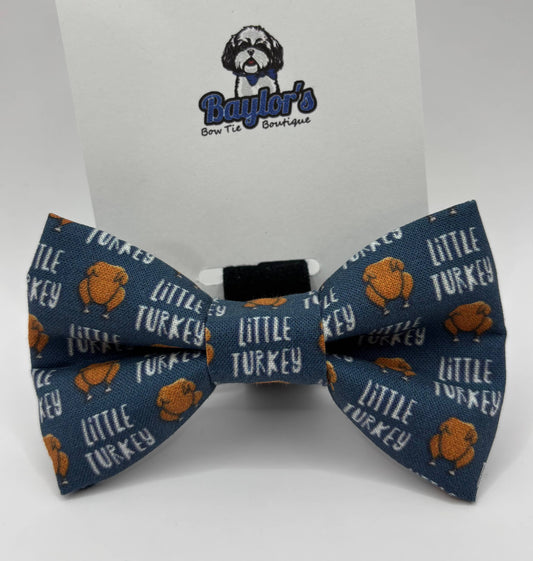 Little Turkey Dog Bow Tie - Assorted Sizes
