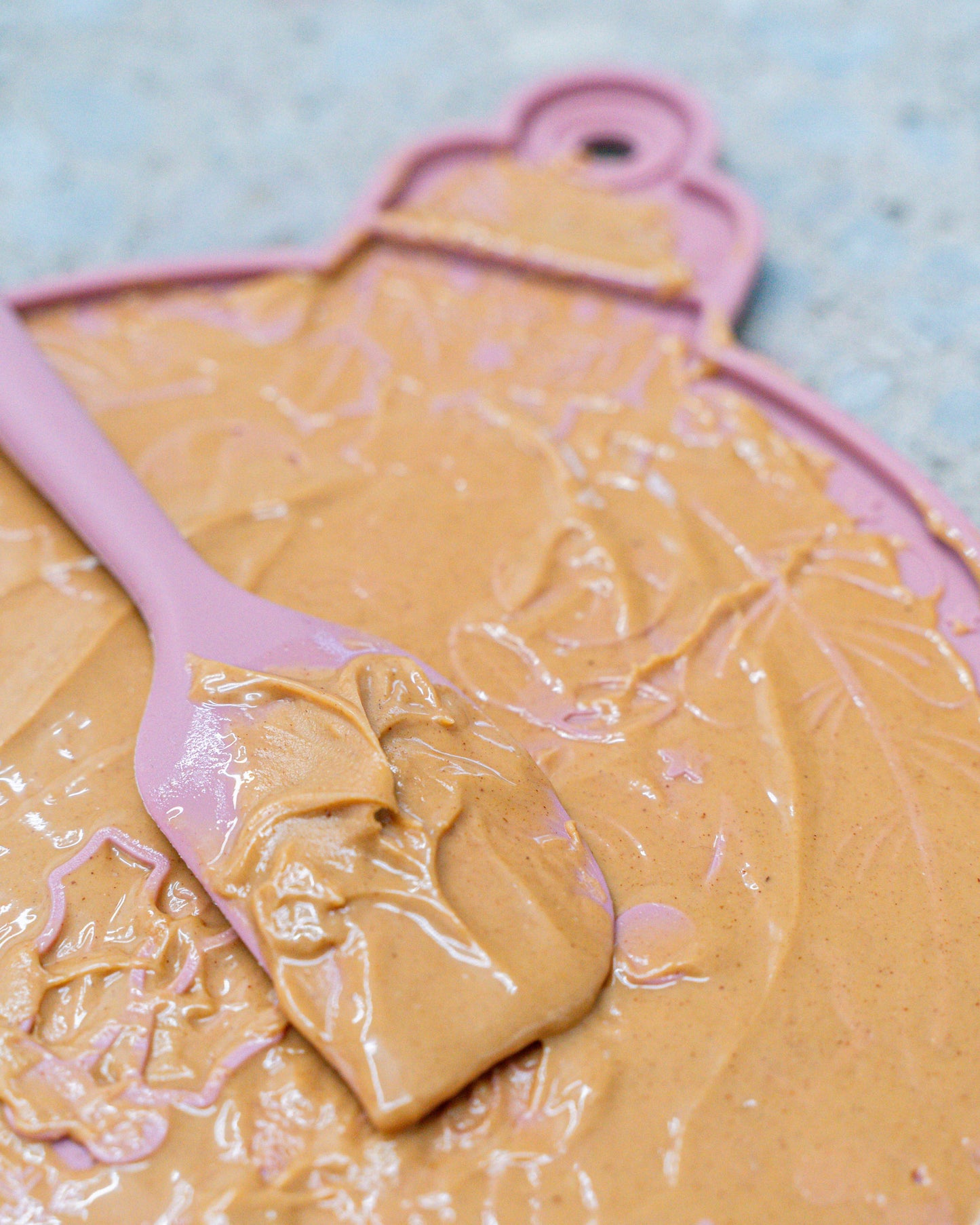 Juego de tapete y espátula para lamer adornos