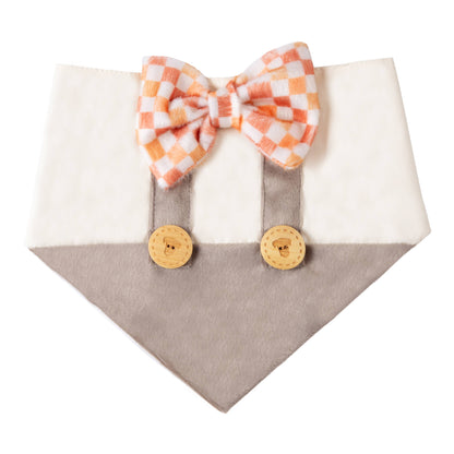 Dog Bandana Suspender Checkered
