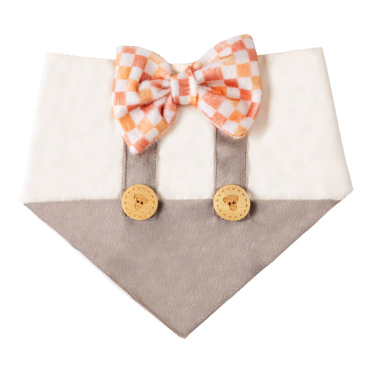 Dog Bandana Suspender Checkered