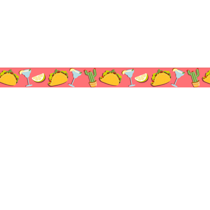 Party like a Guac-Star Dog Collar - Pink