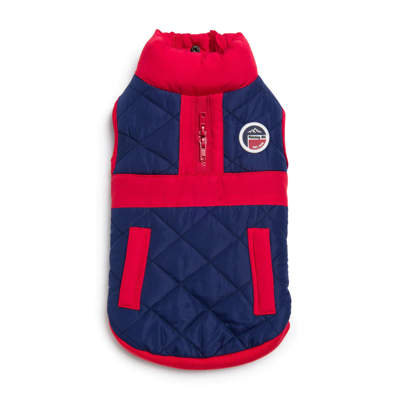 Fab Ski Quilted Dog Vest Navy