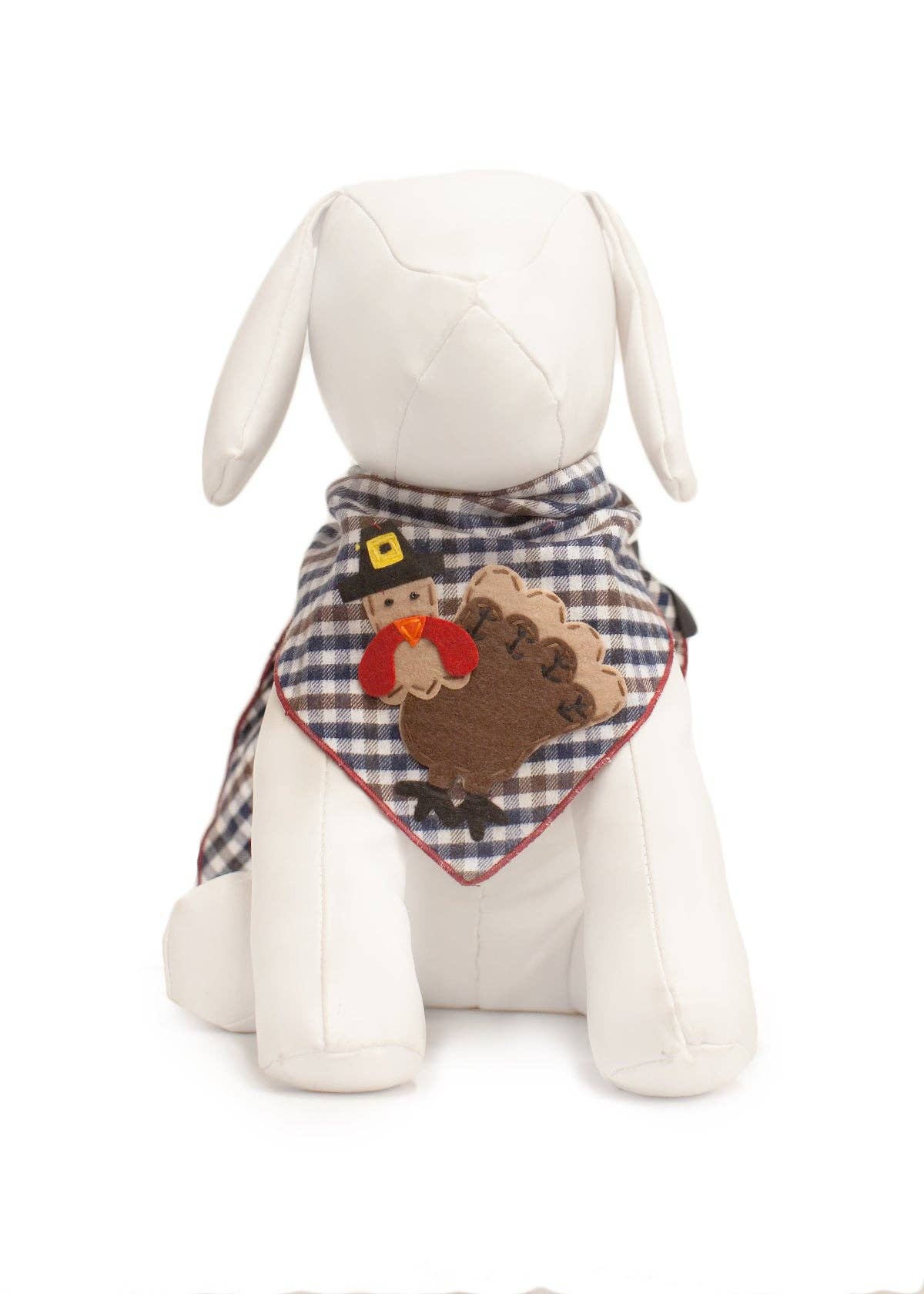 Turkey Brown Plaid Bandana