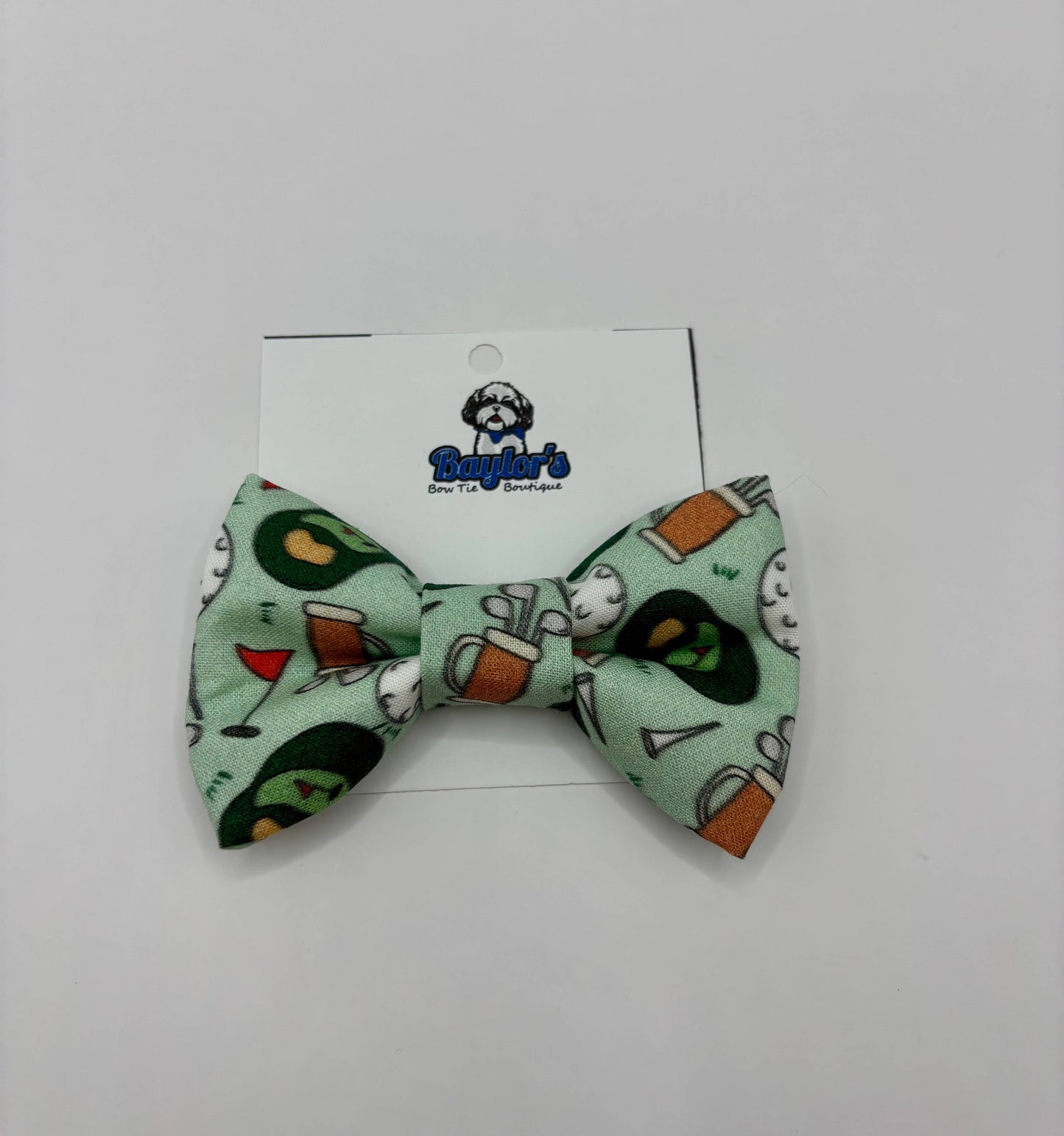 Tee Time Dog Bow Tie