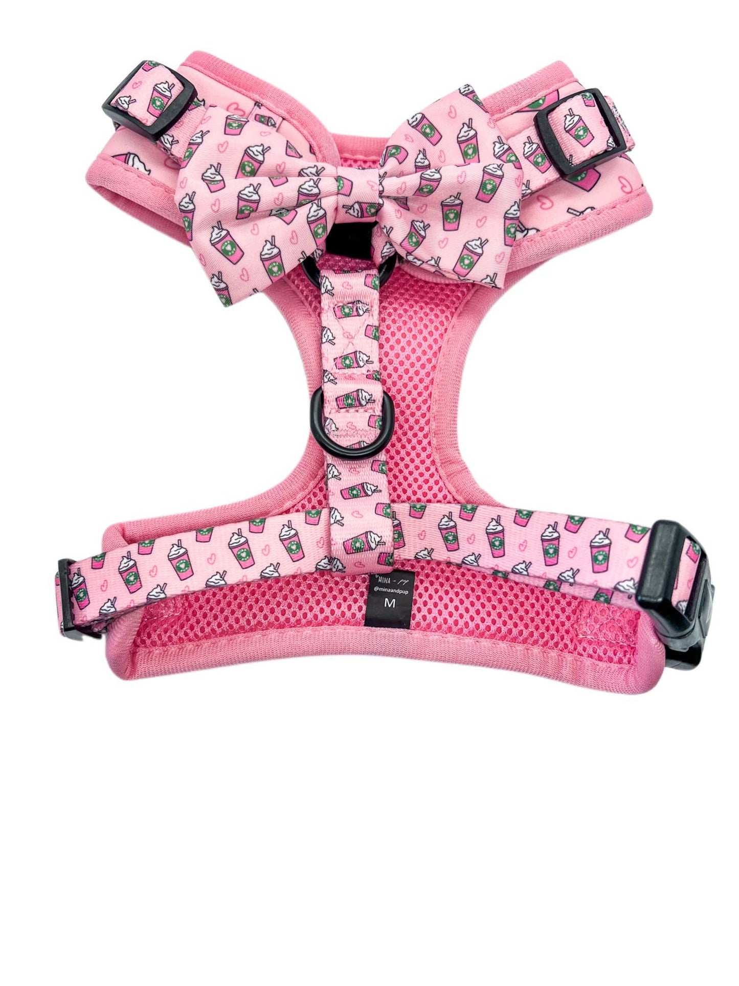 Arnés ajustable para perros Pink Pupshake