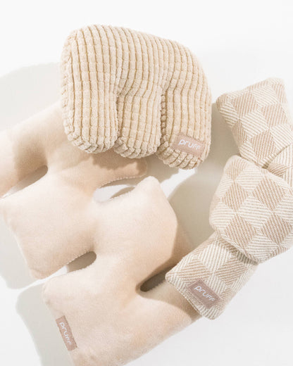 Checkered Knot Plush Dog Toy