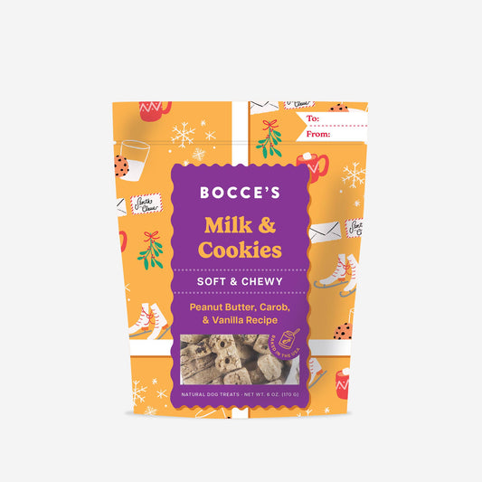 Leche y galletas, suaves y masticables