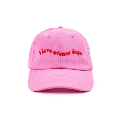 I Love Wiener Dogs Cap