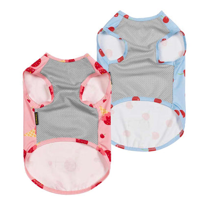 UPF 50+ Dog UV Protection Shirt - Ice Cream or Cherry
