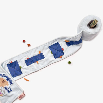 Juguete olfateador de papel higiénico