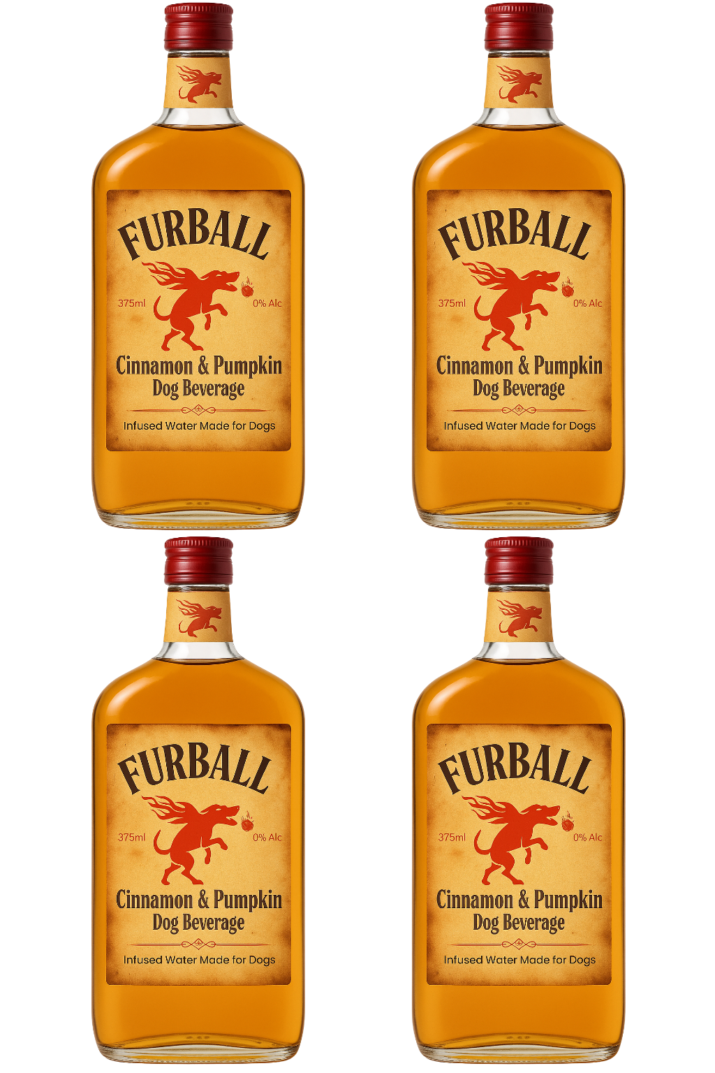 Furball Dog Whiskey Minis 100ml - Pumpkin-Cinnamon