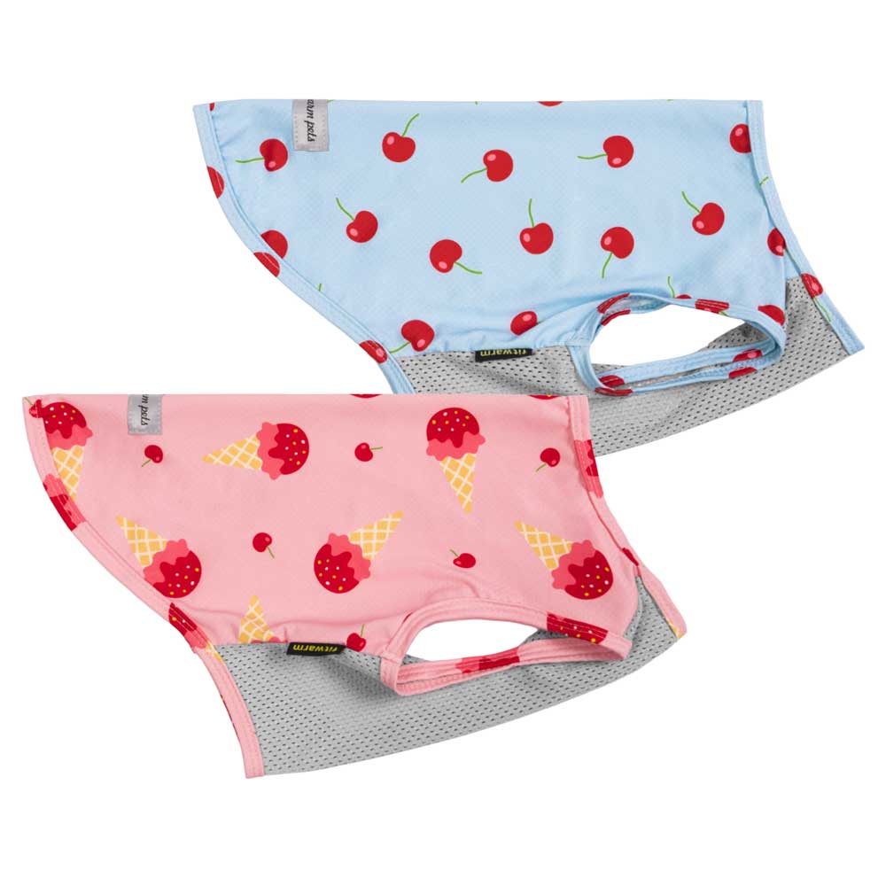 UPF 50+ Dog UV Protection Shirt - Ice Cream or Cherry