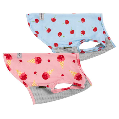UPF 50+ Dog UV Protection Shirt - Ice Cream or Cherry
