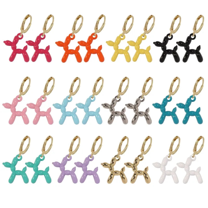 Artz Balloon Dog Earrings - Assorted Colors