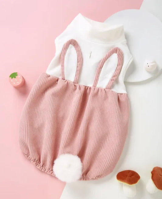 Easter Bunny Dog Romper