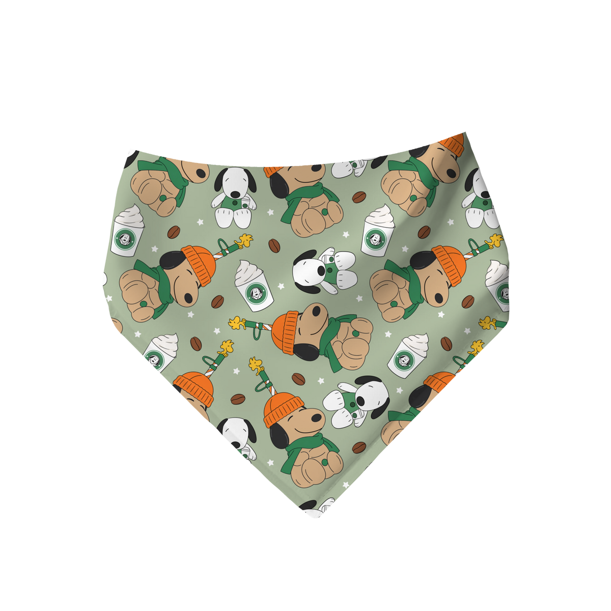 Fall Starbies Snoopy Dog Bandana