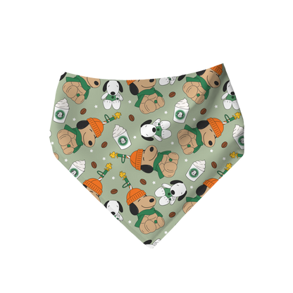 Fall Starbies Snoopy Dog Bandana