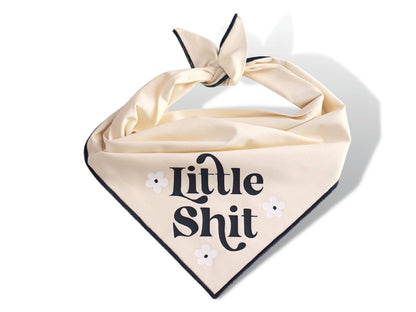 Bandana para perro divertida y atrevida "Little Sh*t"