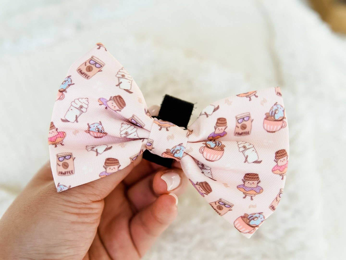 Coffee Break Dog Bow Tie