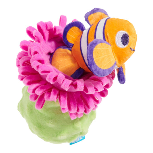 Clown Fishing Around Plush Dog Toy