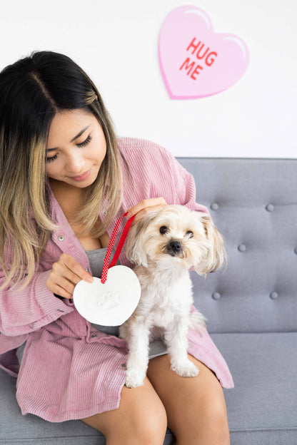 Pawprints Keepsake Hanging Holiday Ornament